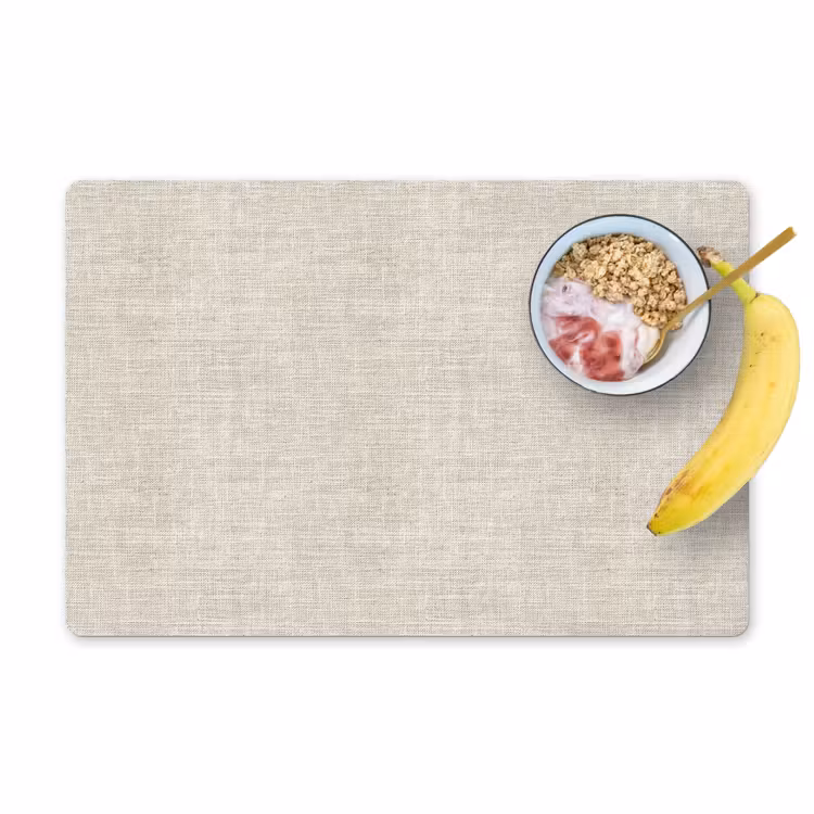 Set de table - Lin - Texture - Beige — 1