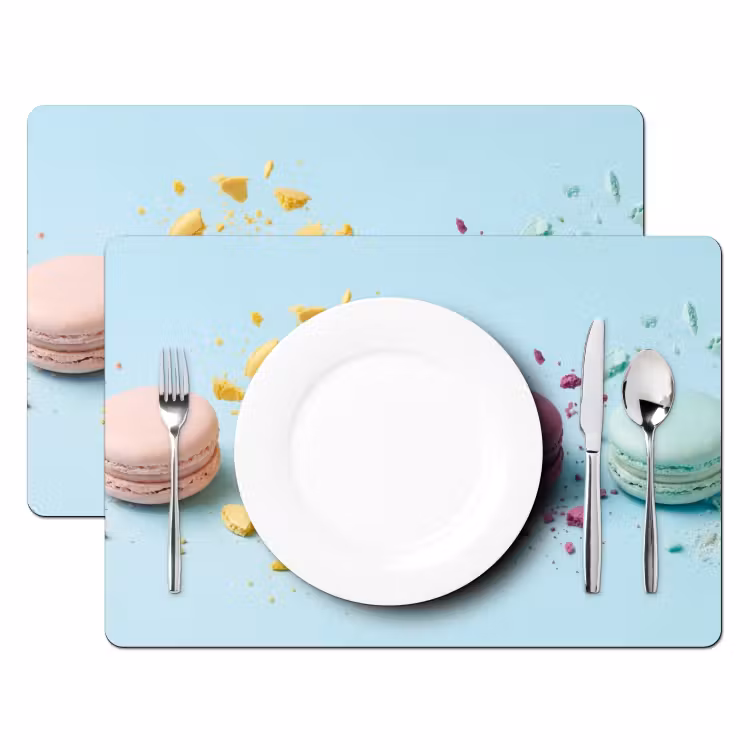 Set de table - Macarons - Colorés - Pastel — 2