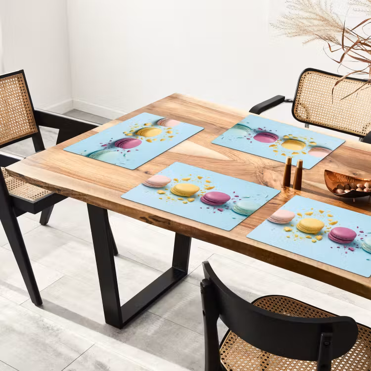 Set de table - Macarons - Colorés - Pastel — 3