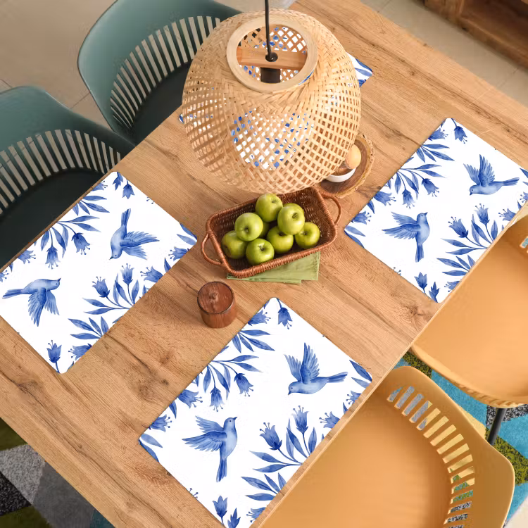 Set de table - Moderne - Oiseaux - Delftware — 4