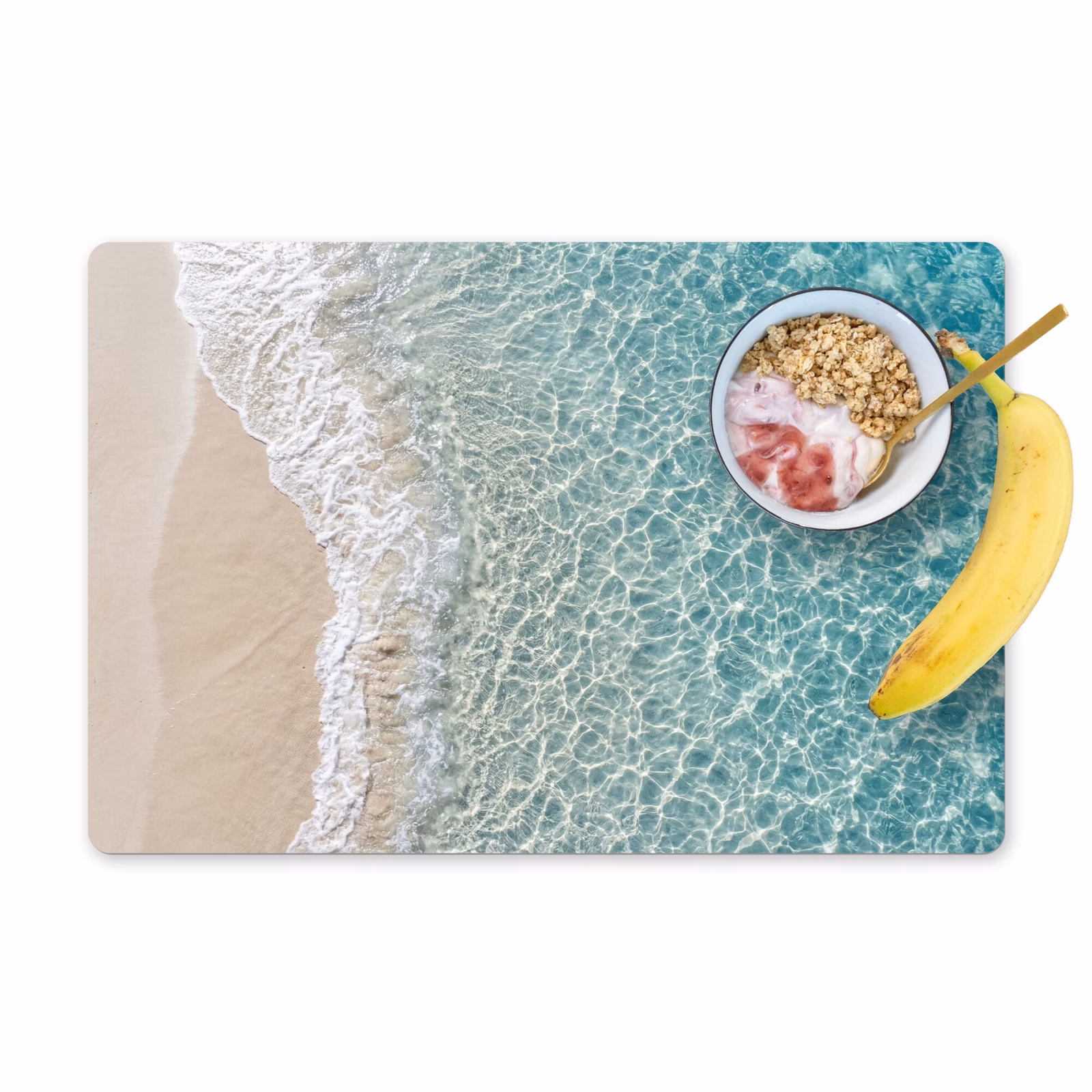 Set de table - Côtière - Sable - Bleue — 1