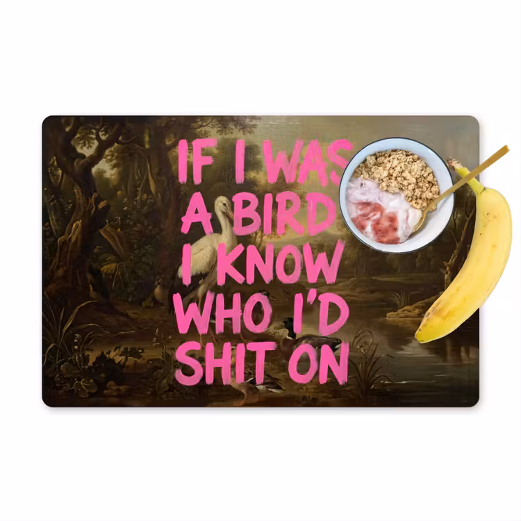Set de table - Classique - Humour - Rose — 1