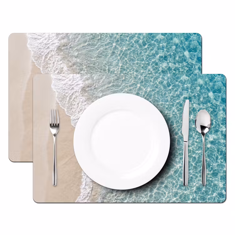Set de table - Côtière - Sable - Bleue — 2
