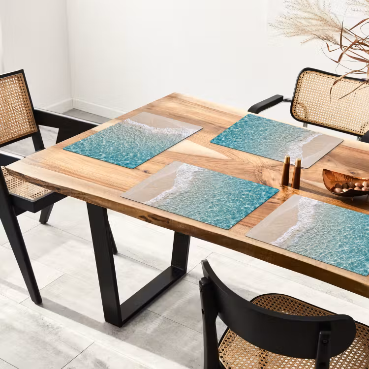 Set de table - Côtière - Sable - Bleue — 3