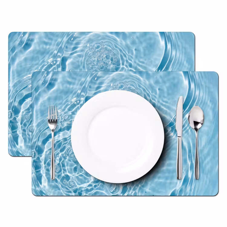Set de table - Eau - Bleu - bulles — 2