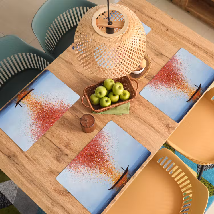Set de table - Nuage - Confetti - Bateau - Plan d'eau — 4