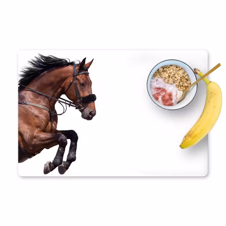 Set de table - Cheval - Saut d'obstacles - Moderne — 1
