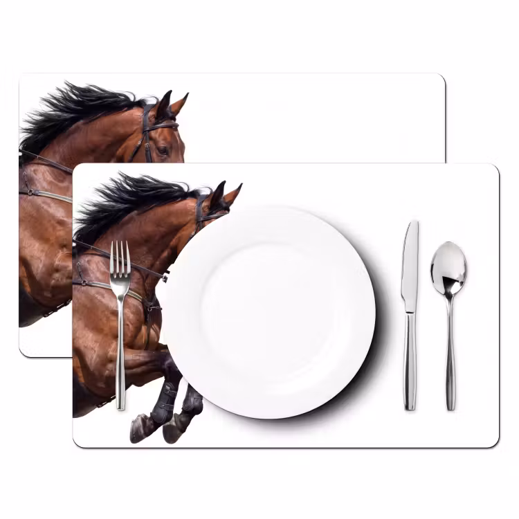 Set de table - Cheval - Saut d'obstacles - Moderne — 2