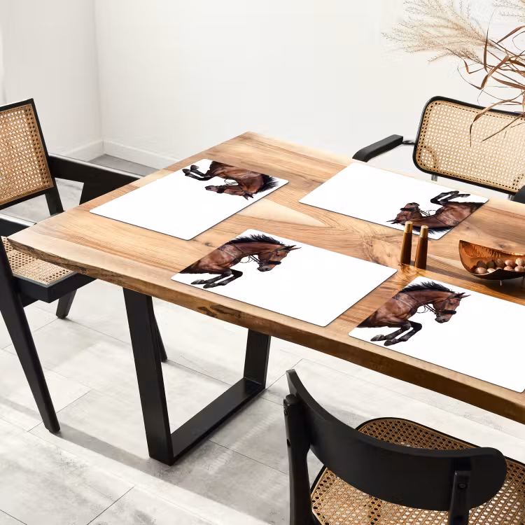 Set de table - Cheval - Saut d'obstacles - Moderne — 3