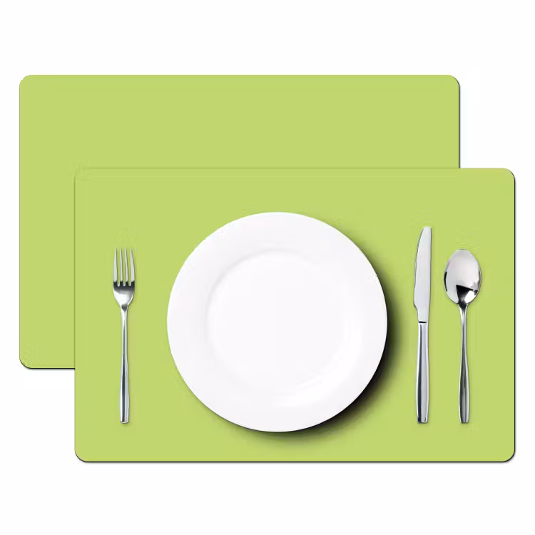 Set de table - Grl pwr - Vert - Rouge - 3D — 2