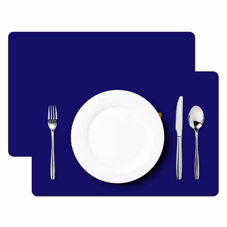 Set de table - Bleu - Jaune - OH - Ombre — 2