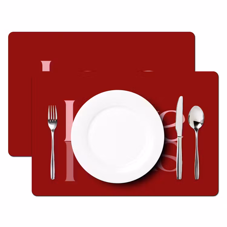 Set de table - Amour - Miroir - Rouge — 2