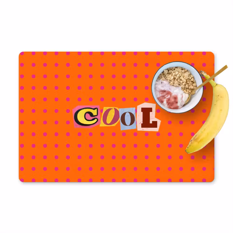 Set de table - Cool - Dots - Orange — 1