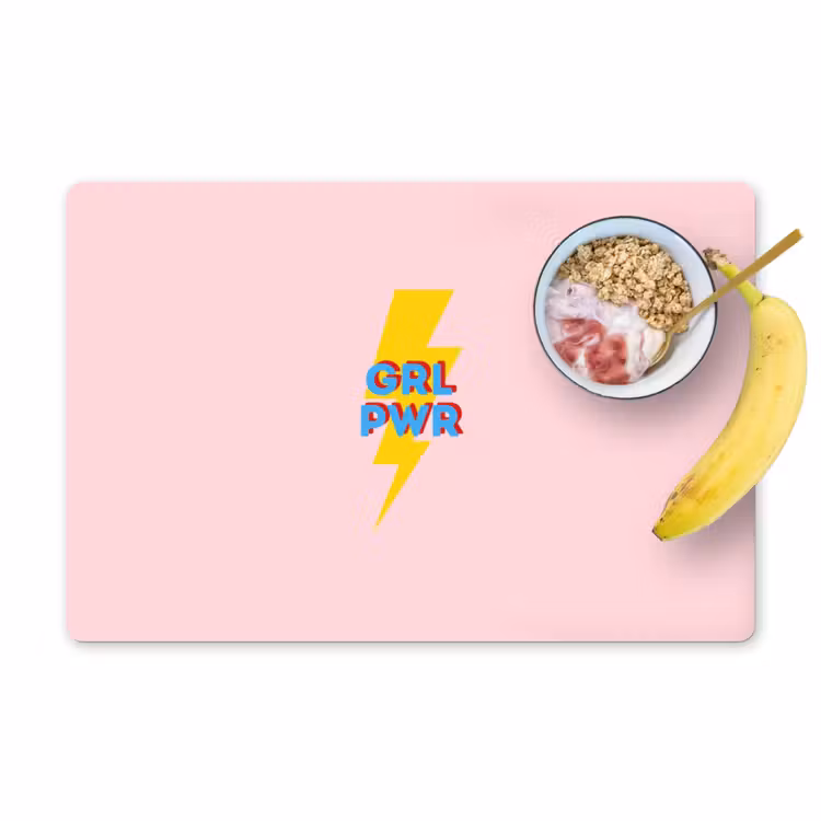 Set de table - Grl pwr - Lightning - Pink — 1