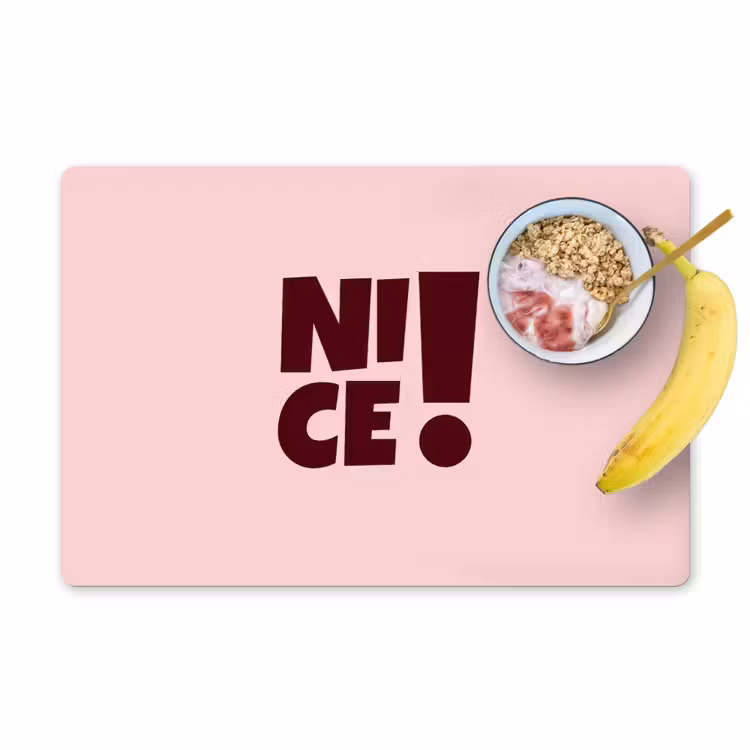 Set de table - Nice - Point d'exclamation - Rose — 1
