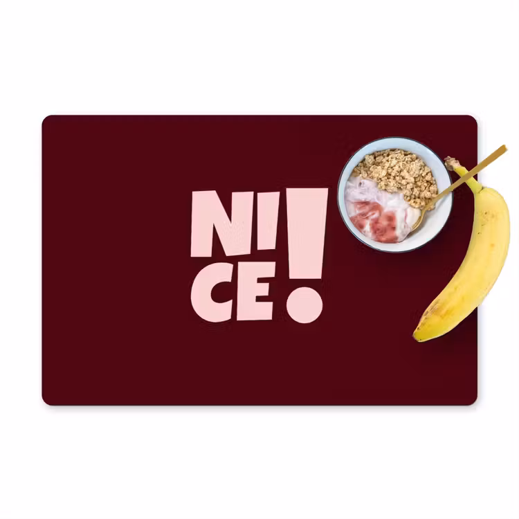 Set de table - Nice - Point d'exclamation - Rouge — 1