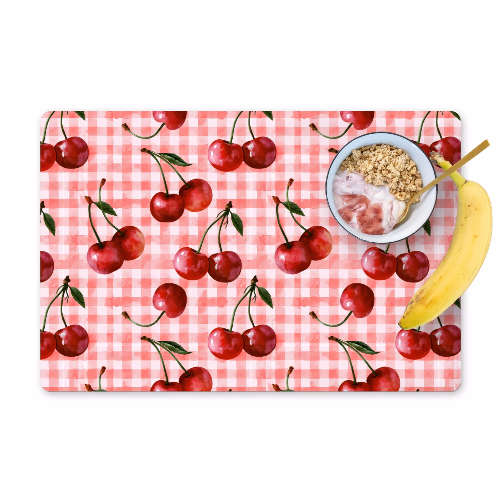 Set de table - Cherry - Blocs - Rouge — 1