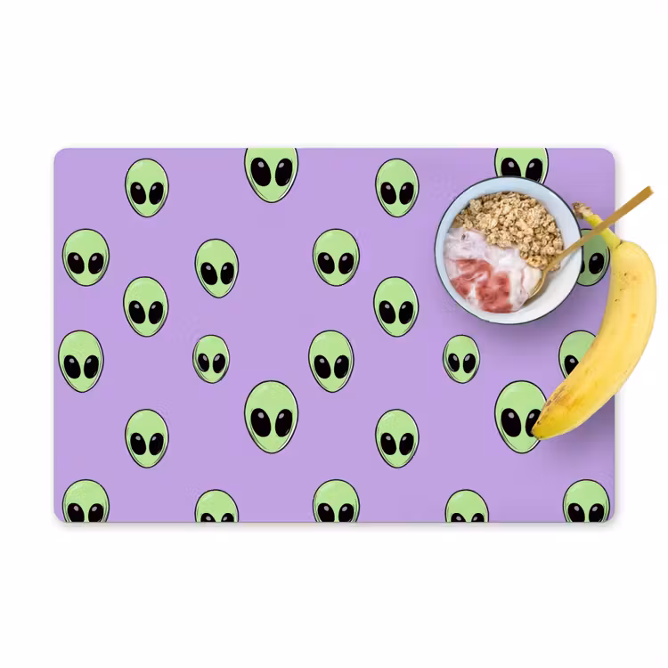 Set de table - Alien - Retro - Lilas — 1