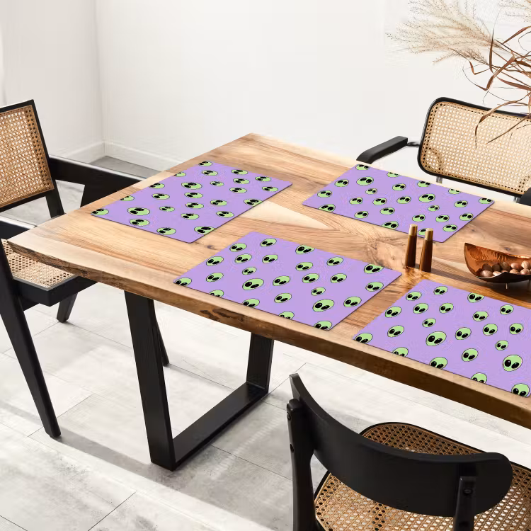 Set de table - Alien - Retro - Lilas — 3