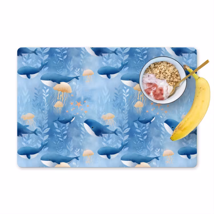 Set de table - Baleines - Océan - Bleu — 1