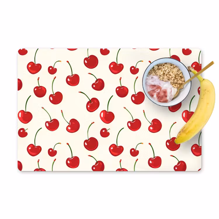 Set de table - Cherry - Minimalist - Red — 1