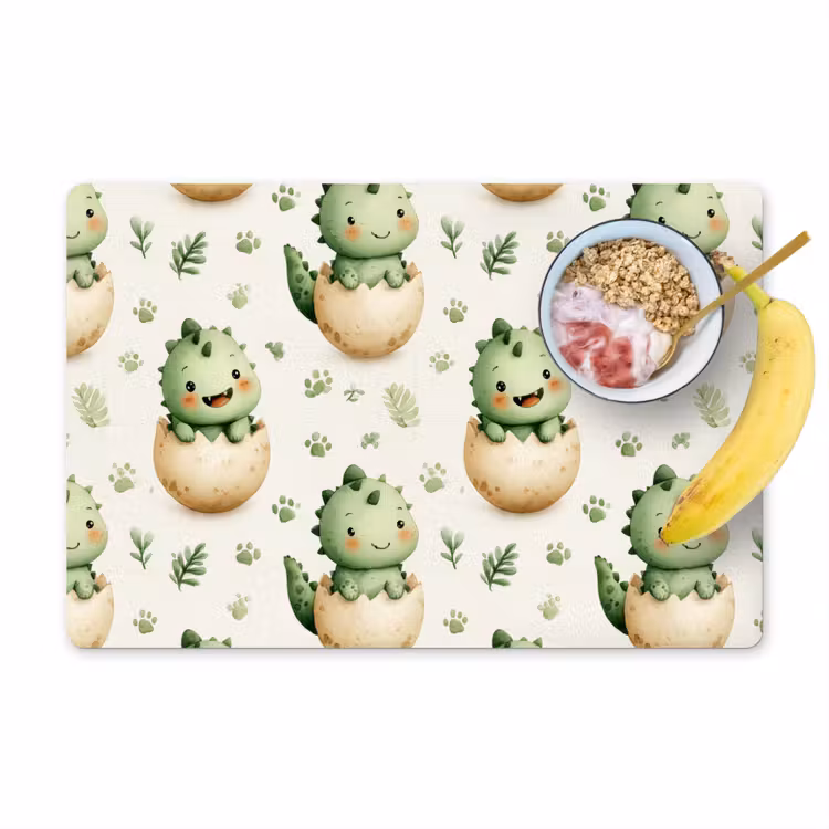 Set de table - Dino - Œufs - Vert — 1