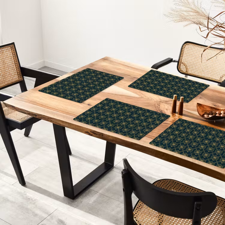 Set de table - Géométrique - Elégant - Vert — 3