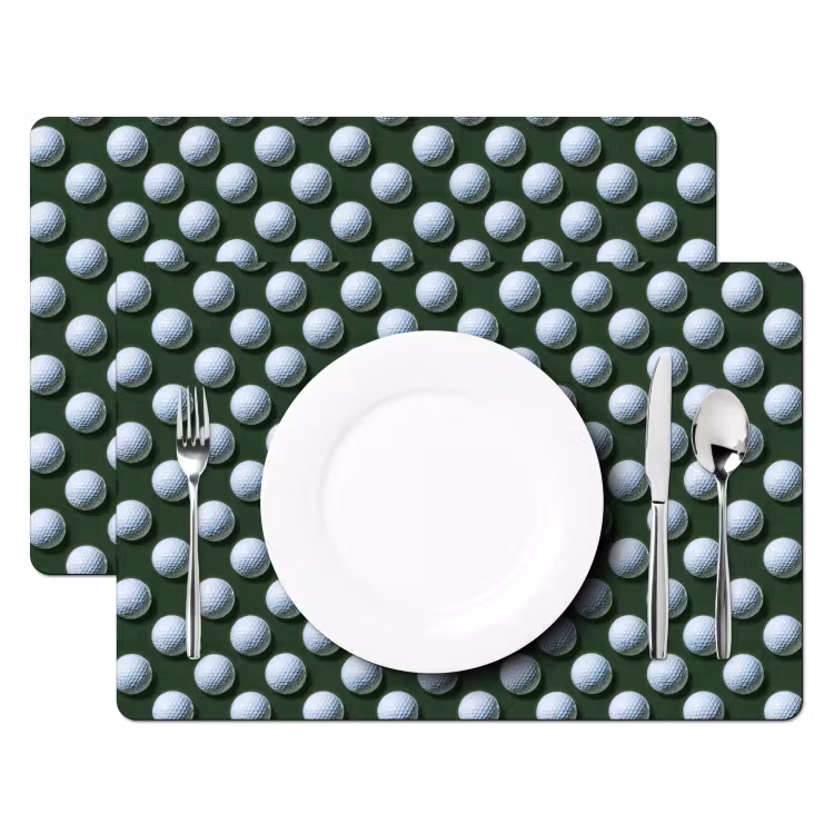 Set de table - Balles - Golf - Vertes — 2