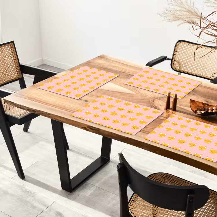 Set de table - Chats - Motif - Rose — 3