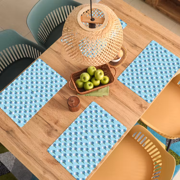 Set de table - Golf - Balles - Bleu — 4