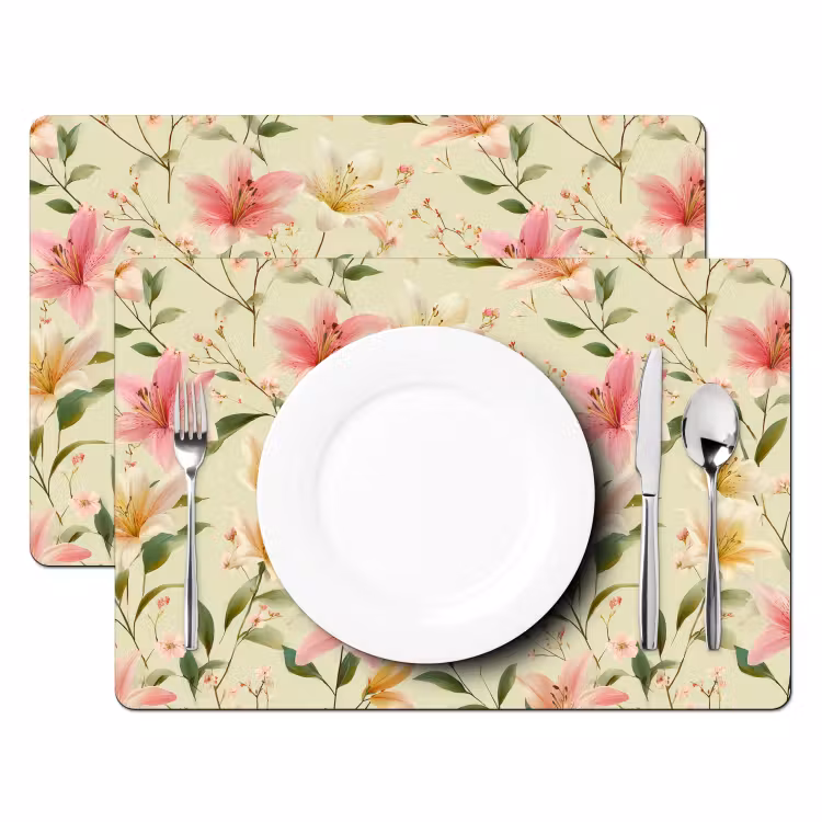 Set de table - Lys - Serein - Coloré — 2