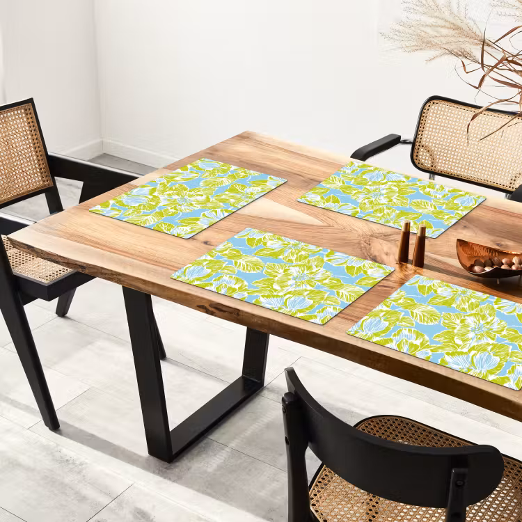 Set de table - Moderne - Floral - Vert — 3