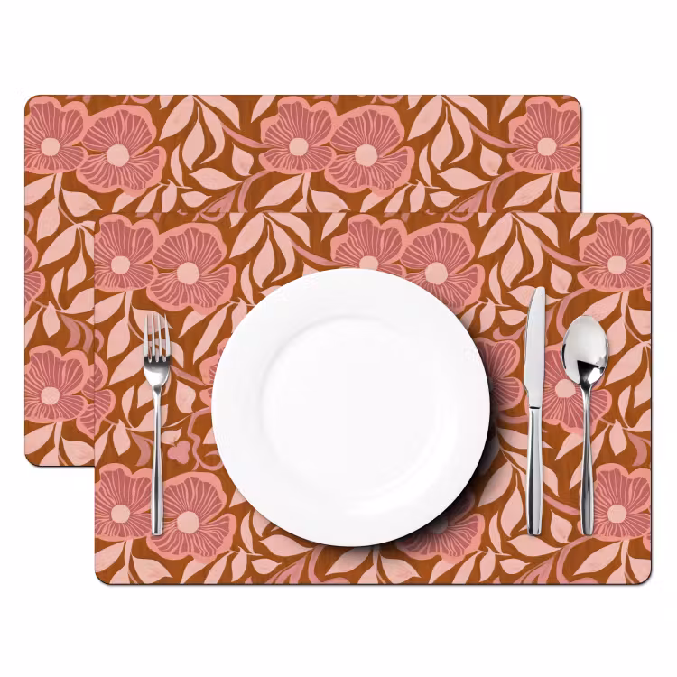 Set de table - Atmosphère - Fleurs - Rose — 2