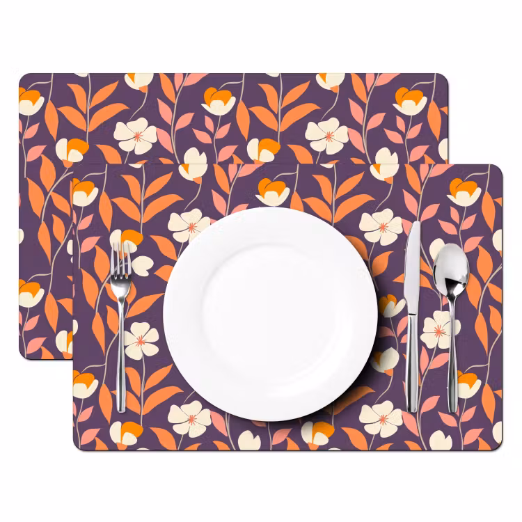 Set de table - Boho - Vintage - Violet — 2