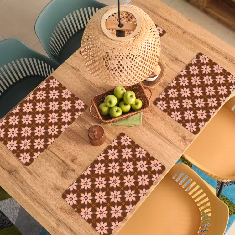 Set de table - Classique - Rétro - Marron — 4
