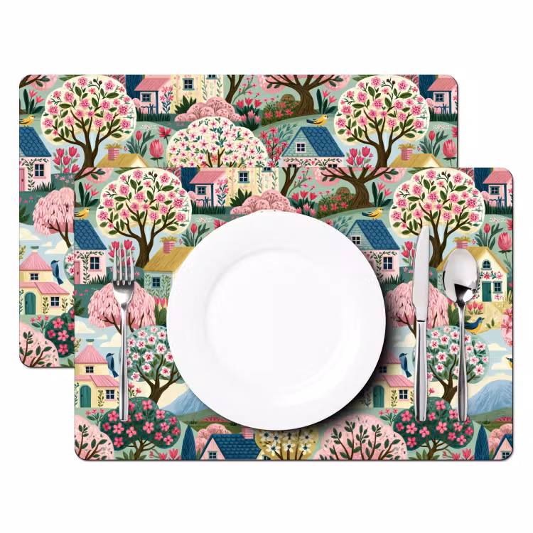 Set de table - Nostalgique - Idyllique - Coloré — 2