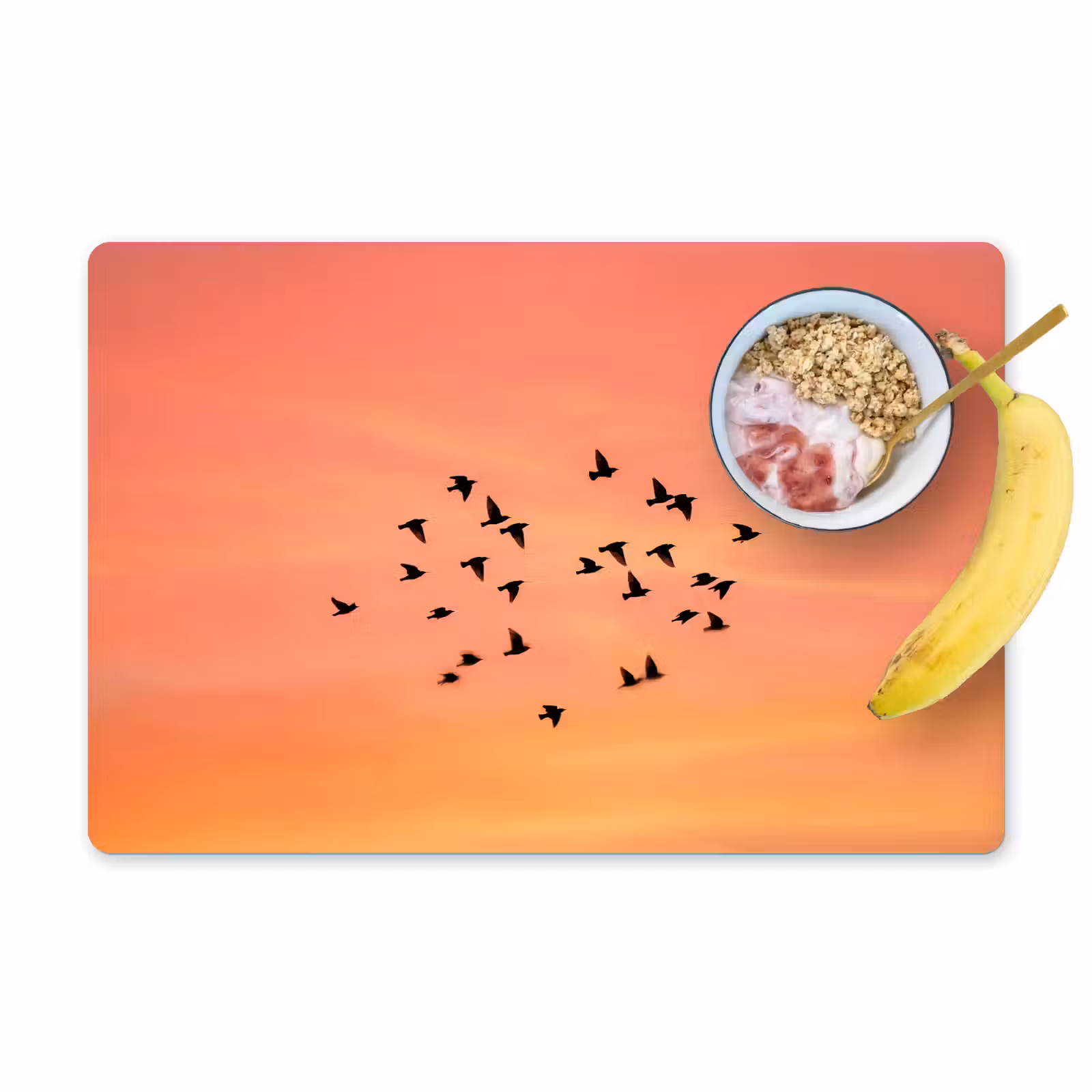 Set de table - Essaim - Oiseaux - Orange — 1