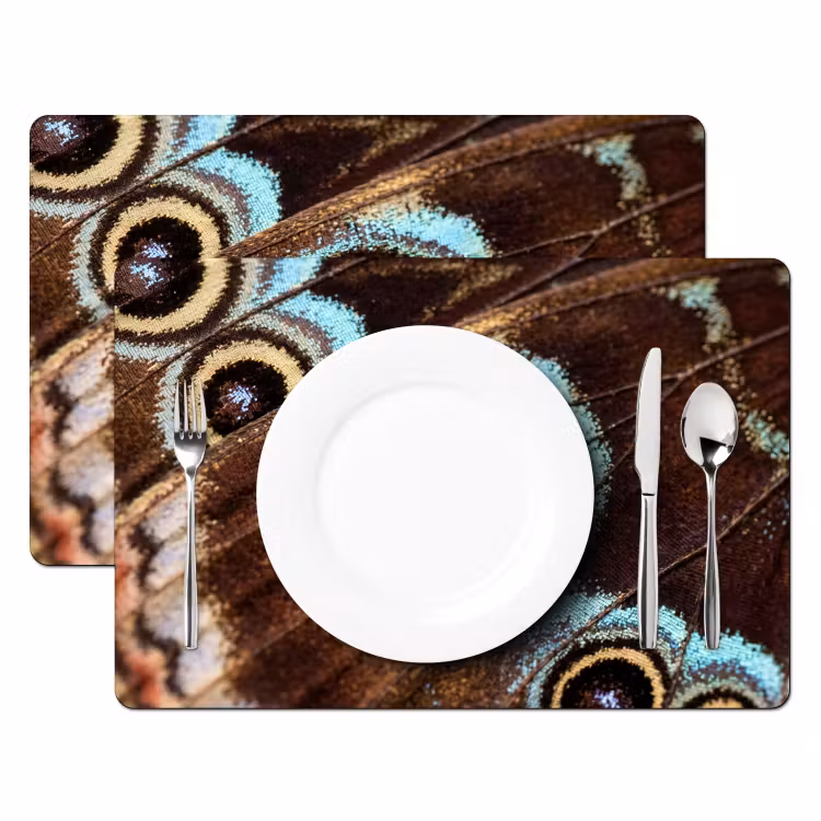 Set de table - Ailes - Papillon - Bleu — 2