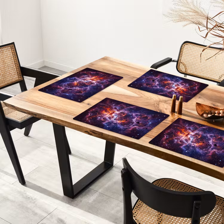 Set de table - Espace - Étoiles - Abstrait - Coloré — 3