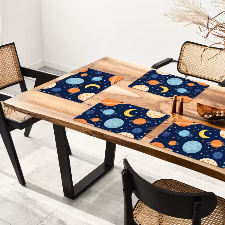 Set de table - Espace - Planètes - Colorées — 3