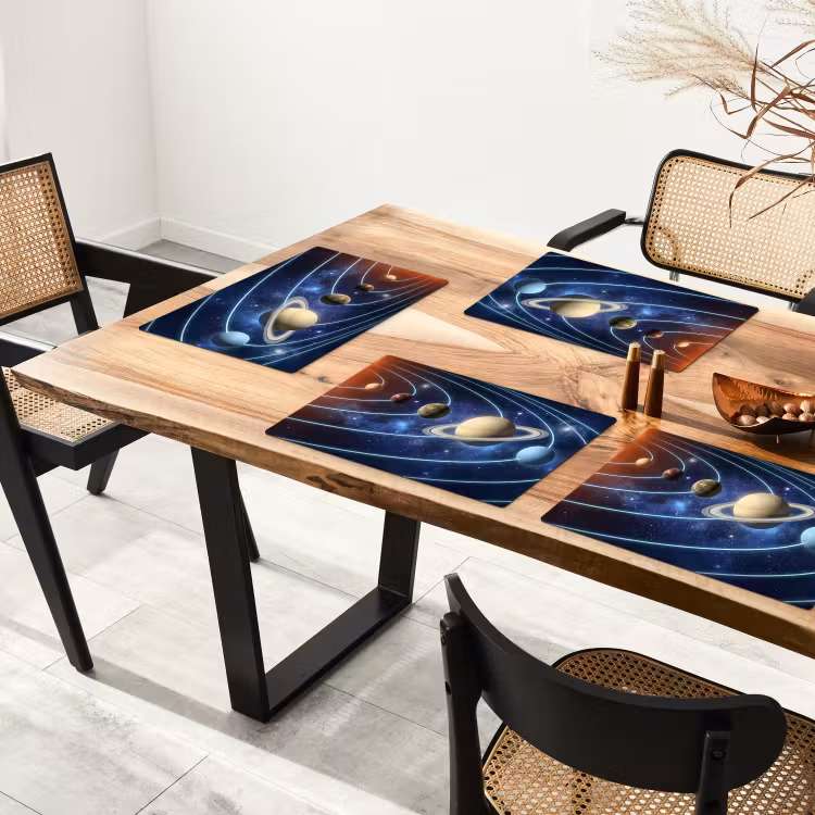 Set de table - Espace - Système solaire - Bleu — 3