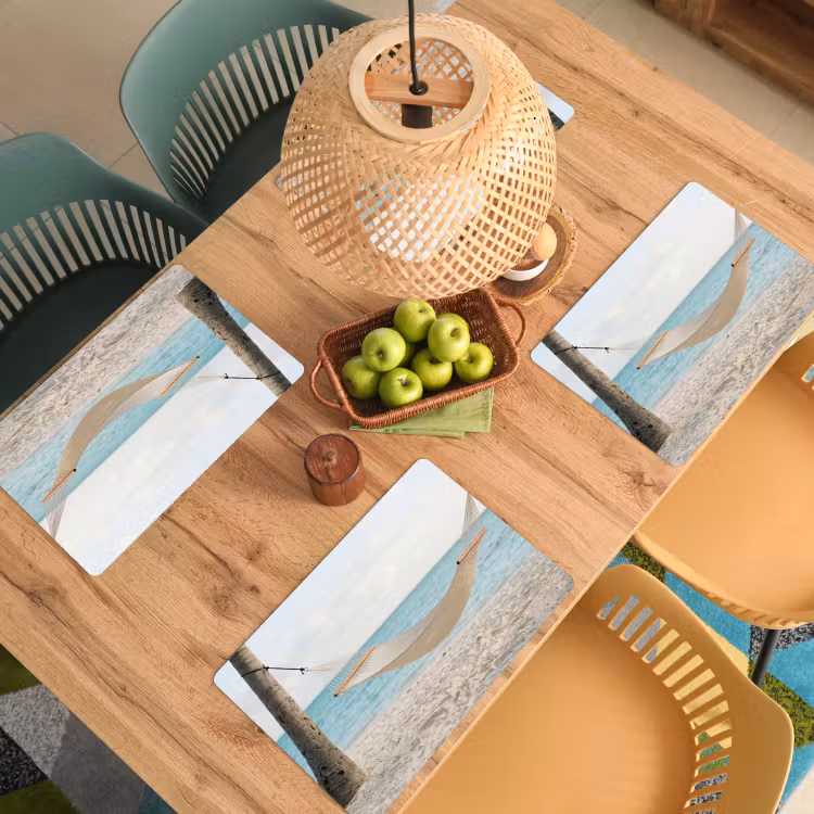 Set de table - Hamac - Plage - Blanc — 4