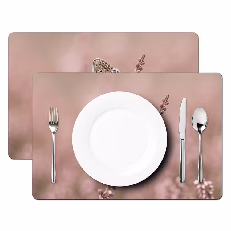 Set de table - Lavande - Papillon - Violet — 2