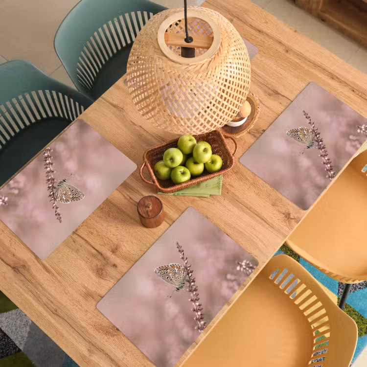 Set de table - Lavande - Papillon - Violet — 4