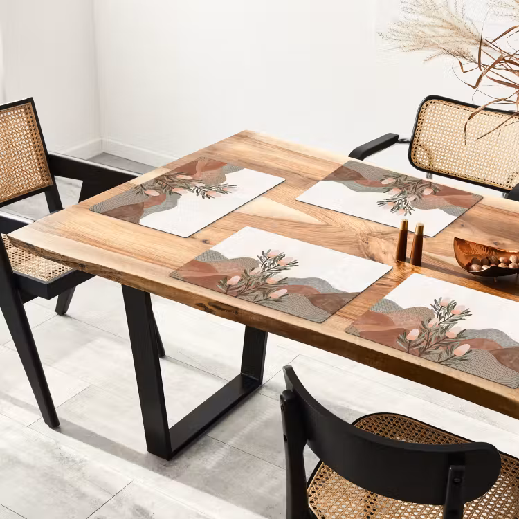 Set de table - Moderne - Collines - Terracotta — 3