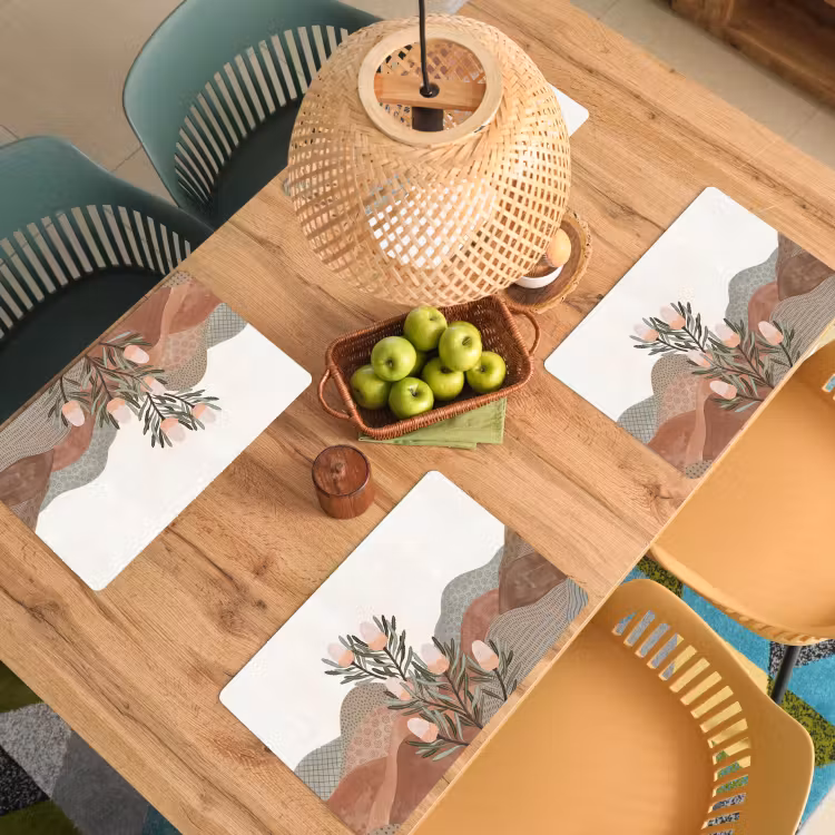 Set de table - Moderne - Collines - Terracotta — 4