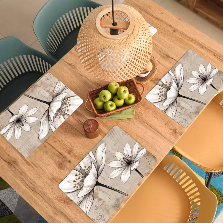 Set de table - Moderne - Design - Blanc — 4