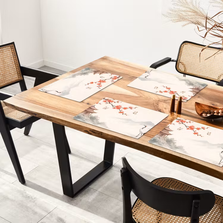 Set de table - Grue - Asie - Classique — 3