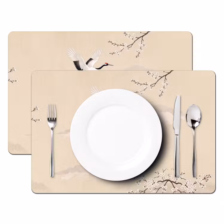 Set de table - Grue - Blossom - Beige — 2