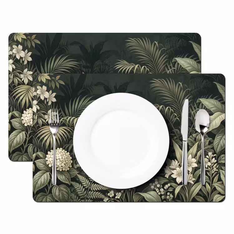 Set de table - Jungle - Feuilles - Botanique - Vert — 2